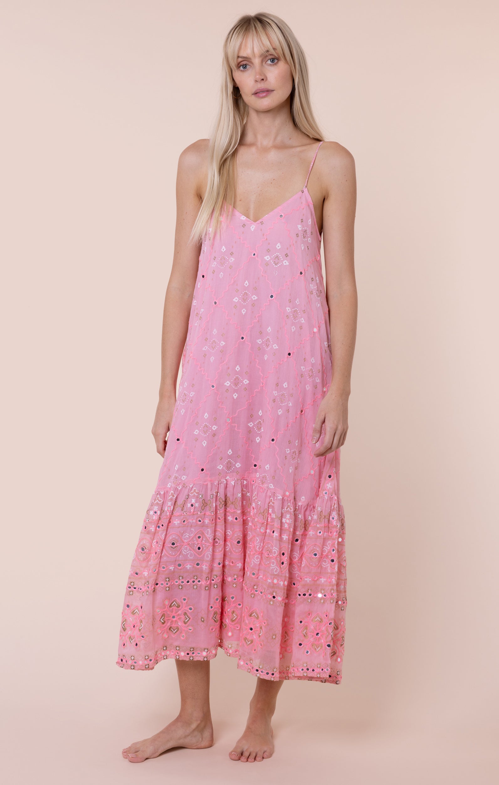 juliet dunn pink dress Juliet Dunn | Poplin Low Back Dress Pink
