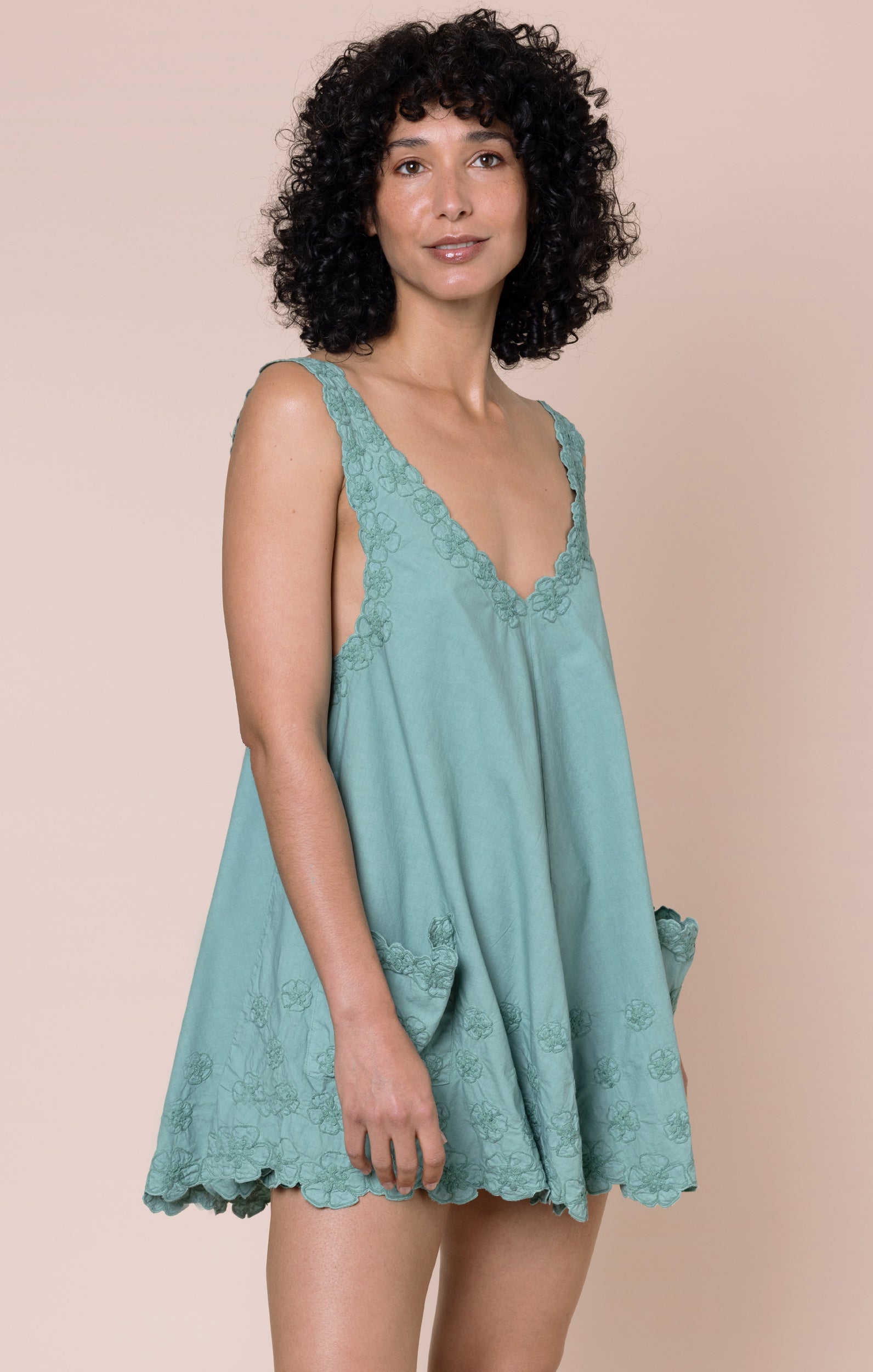Cactus Green Low Back Dress Juliet Dunn London Cactus Green Low Back Dress Juliet Dunn London