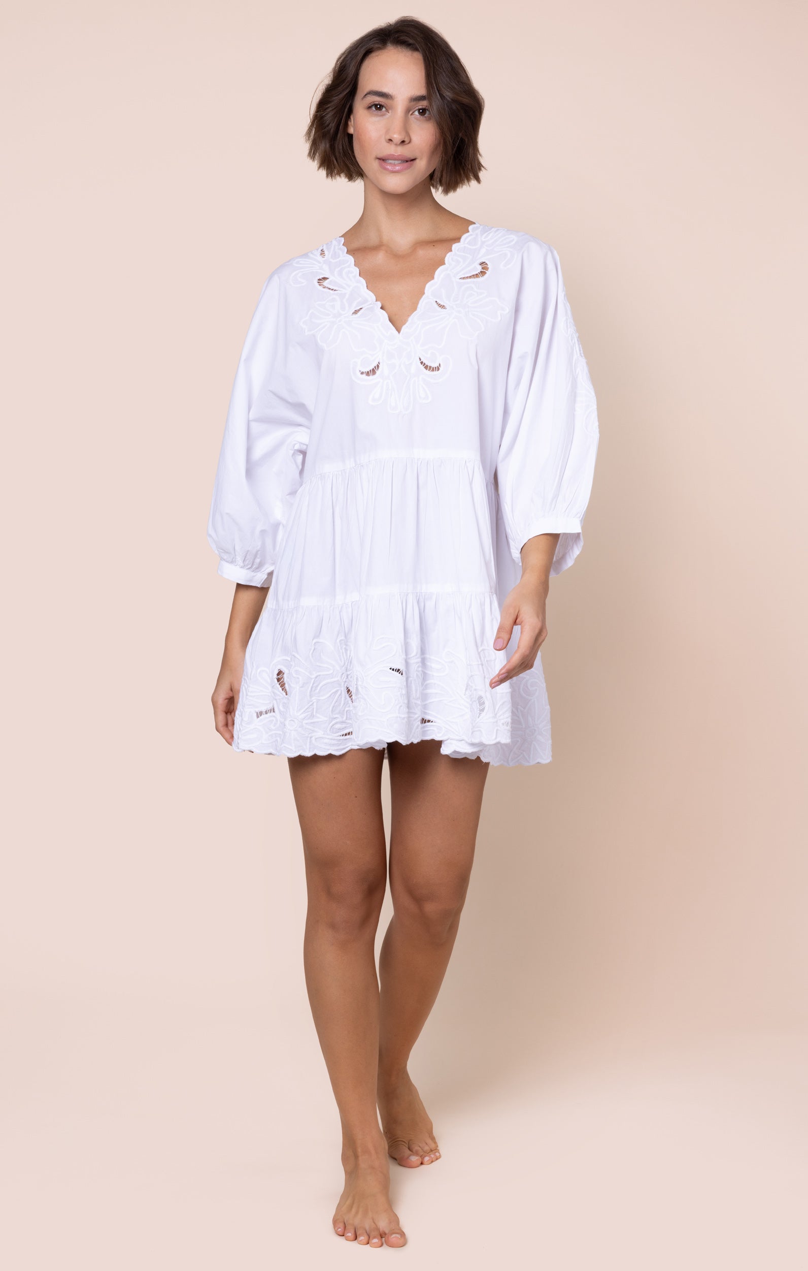 white loose mini dress White Linen Summer Mini Dress, Asymmetrical Loose Sleeveless Sundress for Vacation, Plus Size Clothing